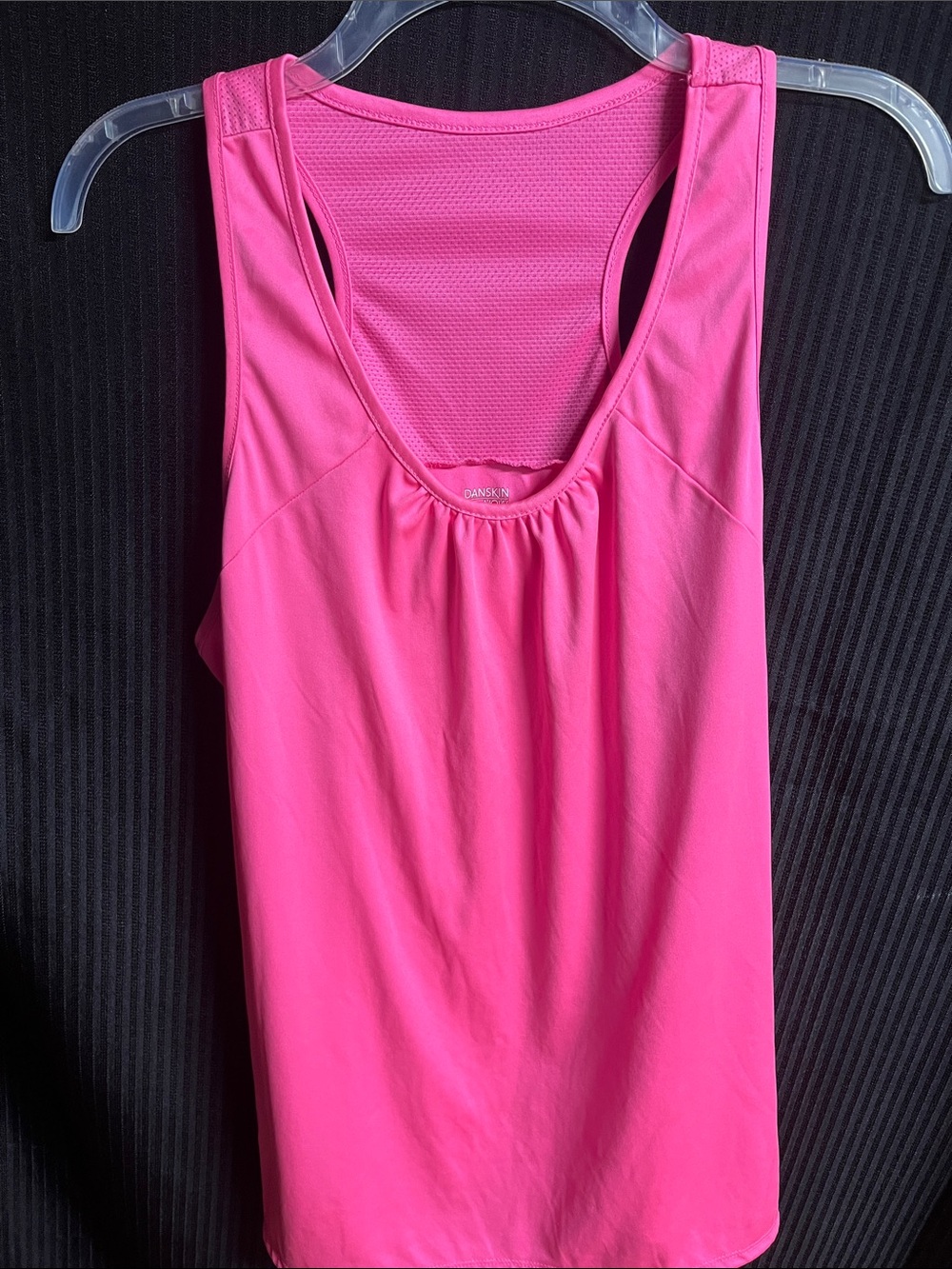 Danskin Now Hot Pink Racerback Tank Top